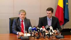 Declarații de presă susținute de prim-ministrul Dacian Cioloș și ministrul Economiei, Comerțului și Relațiilor cu Mediul de Afaceri, Costin Borc