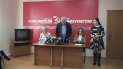 Conferință de presă susținută de președintele Partidului Comuniștilor din Republica Moldova, Vladimir Voronin