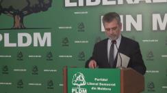 Conferință de presă susținută de deputatul liberal-democrat, Tudor Deliu