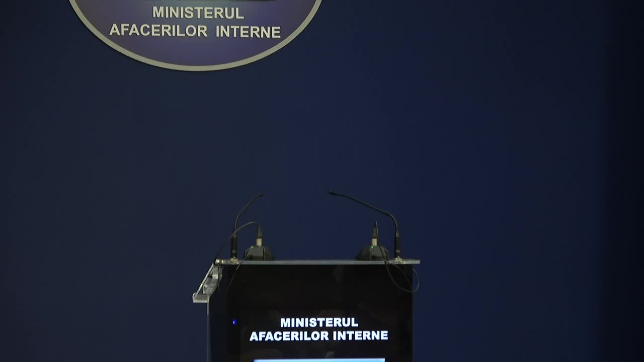 Declarații de presă organizate de Ministerul Afacerilor Interne al României despre misiunile structurilor MAI în contextul alegerilor prezidențiale și parțiale locale - ora 14:00