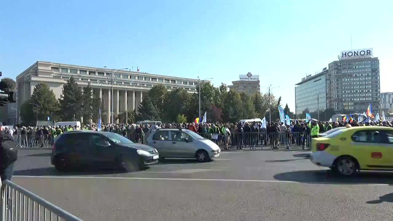 Protest organizat de Asociația Cadrelor Militare în Rezervă și în Retragere