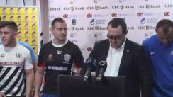 Conferința de presă organizată de Federația Română de Rugby legată de Cupa României