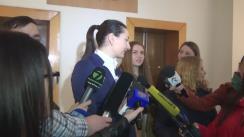 Declarațiile procurorului Adriana Bețișor după ședința de judecată din 22 martie 2016 a dosarului ex-premierului Vlad Filat