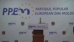 Conferință de presă organizată de fracțiunea municipală Blocul Electoral „PPEM-Iurie Leancă” privind calitatea transportului public prestat de Primăria municipiului Chișinău