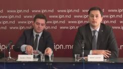 Conferința de presă organizată de Centrul Analitic Independent Expert-Grup cu tema „Lansăm Monitorul Financiar: Analiza reformelor din sectorul financiar din Republica Moldova”