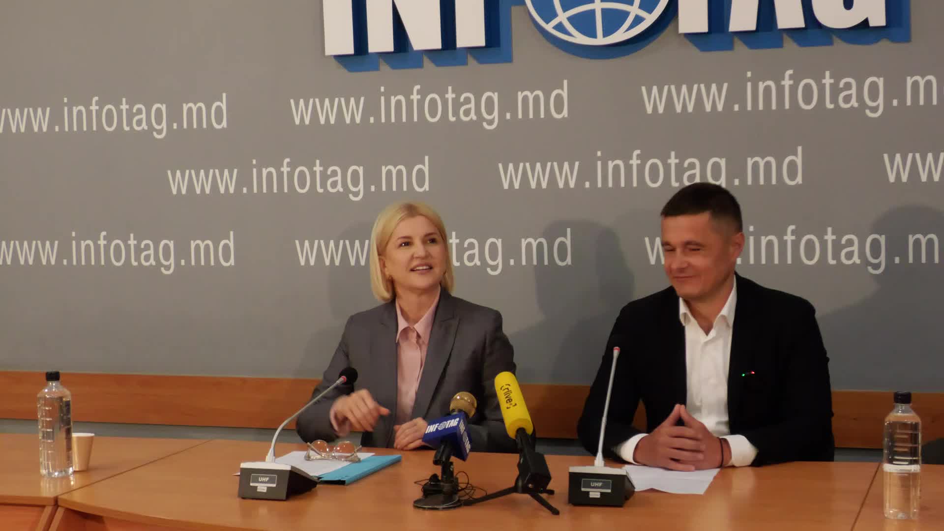 Conferință de presă susținută de Irina Vlah și Fadei Nagacevschi cu tema „Rezultatele controlului CEC: concluziile și pașii următori ai Partidului INIMA MOLDOVEI”