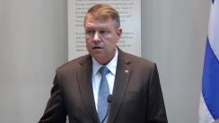 Declarația de presă a Președintelui României, Klaus Iohannis, susținută la finalul vizitei la Muzeul Memorial al Holocaustului din Washington D.C.