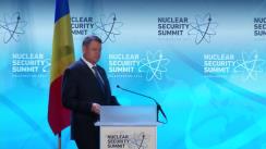 Declarația de presă a Președintelui României, Klaus Iohannis, la finalul Summitului privind Securitatea Nucleară din Washington D.C., Statele Unite ale Americii