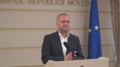 Declarațiile lui Igor Dodon în timpul ședinței Parlamentului Republicii Moldova din 28 aprilie 2016