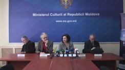 Conferință de presă organizată de Ministerul Culturii cu prilejul Zilei Internaționale a Muzeelor și Nopții Europene a Muzeelor