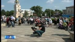 Depunere de flori la Monumentul lui Ștefan cel Mare și Sfânt cu ocazia Zilei orașului Bălți