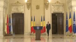 Declarație de presă susținută de președintele României, Klaus Iohannis, după Ședința Consiliului Suprem de Apărare a Țării