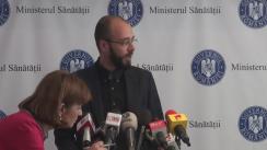 Conferință de presă susținută de purtătorul de cuvânt al Ministerului Sănătății, Laurențiu Colintineanu