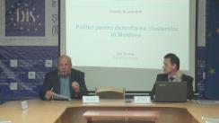 Prezentarea lucrărilor cu temele „Este oare posibilă o reindustrializare a Republicii Moldova?” și „Politici pentru dezvoltarea clusterelor în Moldova”