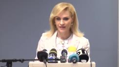 Declarații de presă susținute de Primarul General al Capitalei, Gabriela Firea, după întâlnirea cu directorii din Primăria Municipiului București responsabili cu acțiuni privind siguranța cetățeanului