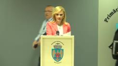 Declarații de presă susținute de Gabriela Firea, Primarul General al Capitalei, în urma întrunirii Comandamentului pentru Situații de Urgență 