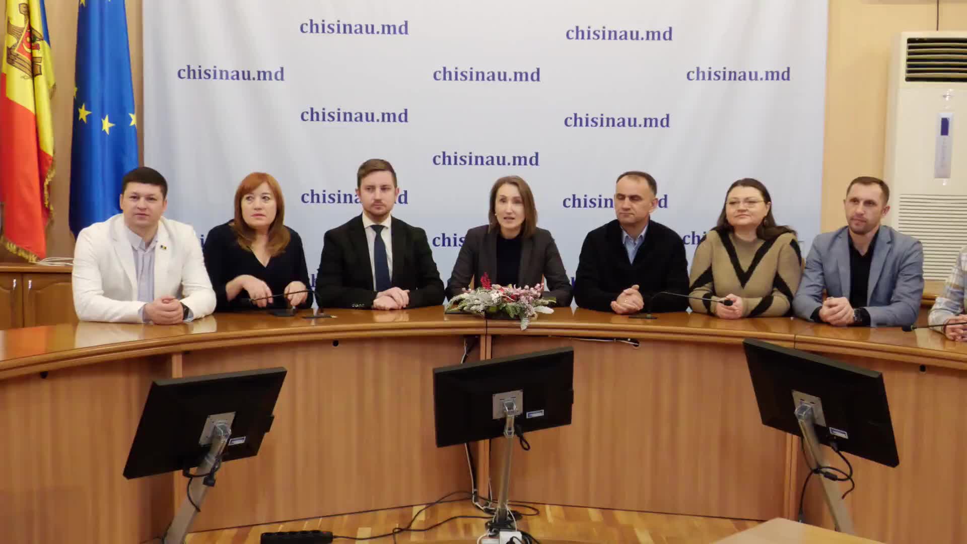 Conferință de presă susținută de fracțiunea PAS din Consiliul Municipal Chișinău
