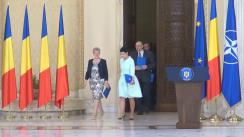 Ceremonia de depunere a jurământului de învestitură în funcția de judecător al Curții Constituționale a doamnei Livia Doina Stanciu, și a domnilor Varga Attila și Marian Enache