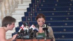 Declarații de presă susținute de ministrul Justiției, Raluca Prună, cu privire la evenimentele ce au avut loc în ultimele zile în mai multe unități de detenție