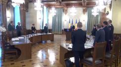 Discursul Președintelui Klaus Iohannis de la începutul întâlnirii pe tema „Siguranța publică în spațiile de învățământ preuniversitar”