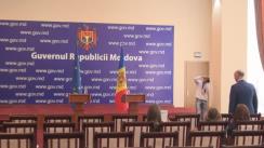 Briefing susținut de prim-ministrul Republicii Moldova, Pavel Filip, și șefa Misiunii FMI, Ivanna Vladkova-Hollar