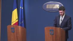 Conferință de presă după ședința Guvernului României din 3 august 2016