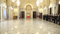 Ceremonia de depunere a jurământului de învestitură a doamnei Delia Popescu în funcția de Ministru al Comunicațiilor și pentru Societatea Informațională