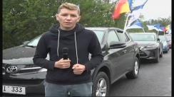Marșul auto organizat de Partidul Nostru dedicat aniversării eliberării Moldovei de ocupația fascistă