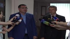 Conferință de presă susținută de liderul Partidului Nostru, Renato Usatîi, și Dmitrii Ciubașenco, candidatul Partidului Nostru la alegerile prezidențiale din 30 octombrie