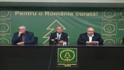 Conferință de presă organizată de Partidul Ecologist Român