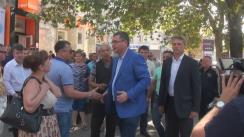 Conferință de presă susținută de Renato Usatîi, președintele partidului „Partidul Nostru” și Dumitru Ciubașenco, candidatul formațiunii la funcția de Președinte al Republicii Moldova, dedicată lansării campaniei de colectare a semnăturilor