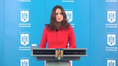 Declarație de presă susținută de purtătorul de cuvânt al Președintelui României, Mădălina Dobrovolschi, referitoare la programul Președintelui Klaus Iohannis în perioada 12-16 septembrie