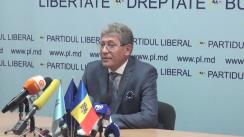 Conferință de presă susținută de președintele PL, candidatul PL la funcția de Președinte al Republicii Moldova, Mihai Ghimpu