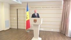 Declarațiile lui Pavel Filip după ședința Parlamentului Republicii Moldova din 3 octombrie 2016