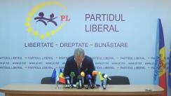 Conferință de presă susținută de președintele PL, candidat la funcția de președinte al Republicii Moldova, Mihai Ghimpu