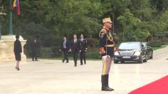 Ceremonia primirii oficiale a Președintelui Republicii Slovace, Andrej Kiska, de către Președintele României, Klaus Iohannis