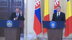 Declarații de presă comune ale președintelui României, Klaus Iohannis, și ale președintelui Republicii Slovace, Andrej Kiska