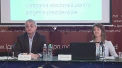 Conferință de presă cu tema „Monitorizarea mass-mediei în perioada electorală: prezentarea raportului nr. 3 (7 octombrie 2016 - 13 octombrie)”