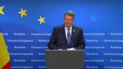 Declarația de presă a Președintelui României, Klaus Iohannis, susținută la finalul Reuniunii Consiliului European