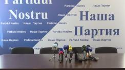 Conferință de presă cu tema „Răspunsul Partidului Nostru la represiunile lui Plahotniuc”