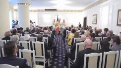 Are loc ceremonia de acordare a distincțiilor de stat din partea Președintelui Republicii Moldova, Nicolae Timofti