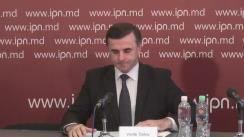 Conferință de presă susținută de ex-candidat la funcția de Președinte al Republicii Moldova, Vasile Tarlev, cu tema „Declarație referitor la situația creată în cursa electorală”