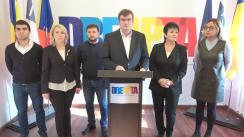 Conferință de presă susținută de Ana Guțu cu tema conferința de presă pe tema „Decizia Partidului unionist DREAPTA referitor la participarea candidatului său Ana Guțu la primul tur de scrutin al alegerilor prezidențiale din 30 octombrie”