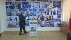 Conferință de presă susținută de candidatul la funcția de președinte al Republicii Moldova din partea Partidului Liberal, Mihai Ghimpu