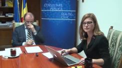 „De vorbă cu Ministrul tău” – inițiativa MCPDC, invitat Achim Irimescu, Ministrul Agriculturii și Dezvoltării Rurale. Moderator Maria Smarandache, consilier de presă MCPDC