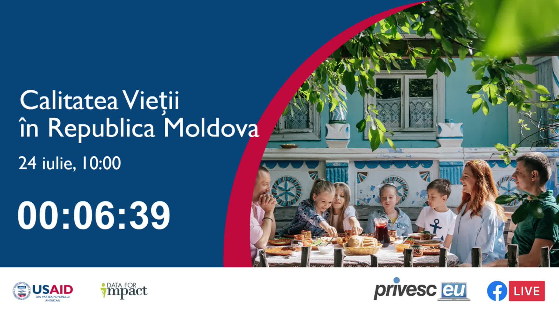 Prezentarea studiului „Calitatea Vieții în Republica Moldova”