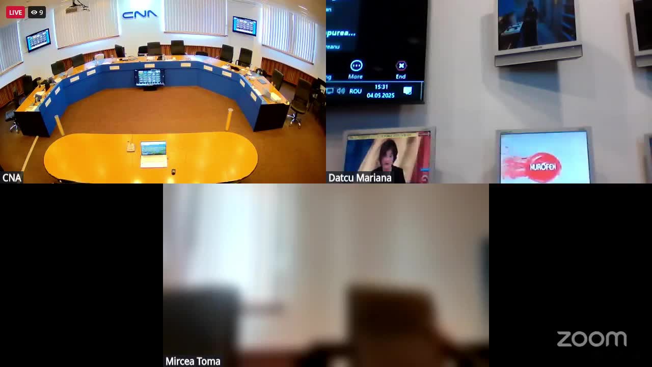 Ședința Consiliului Național al Audiovizualului din 4 mai 2025