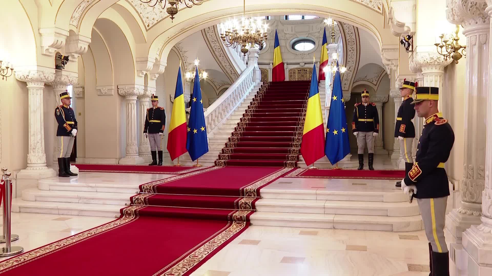 Primirea Președintelui Consiliului European, António Costa, de către Președintele României, Nicușor Dan