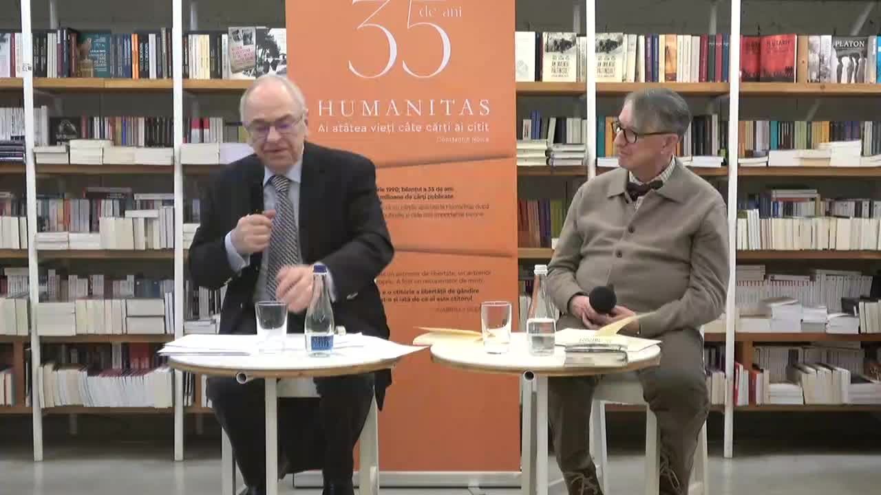 Primul eveniment „Humanitas 35 de ani” – Gabriel Liiceanu în dialog cu Horia-Roman Patapievici „De la Păltiniș la Humanitas”