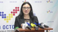 Declarațiile Alinei Russu după Ședința Comisiei Electorale Centrale din 9 noiembrie 2016